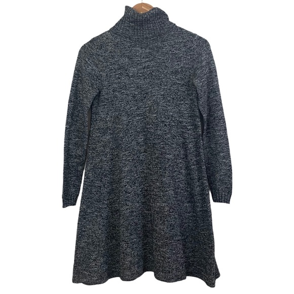 Max Studio Women’s Wool Blend Turtleneck Sweater Mod Swing Mini Dress Size Small - Picture 1 of 13